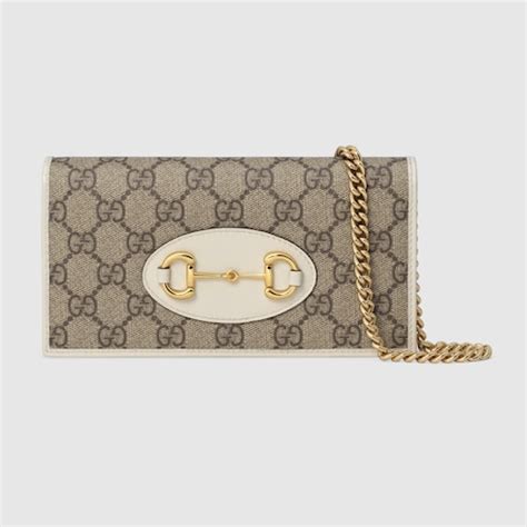 gucci 1955 horsebit leather chain wallet|Gucci Horsebit 1955 wallet.